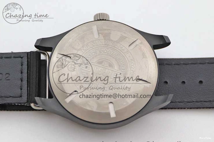 MIROTIME 0717 Mark XVIII ‘TOPGUN SFTI’ Ceramic M+F Best Edition Black Dial on Black Nylon Strap A MultiPurpose 7047